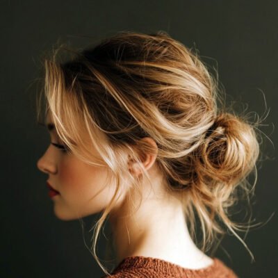 neo chignon coiffure phare cet automne hiver